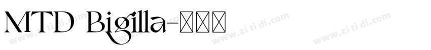 MTD Bigilla字体转换